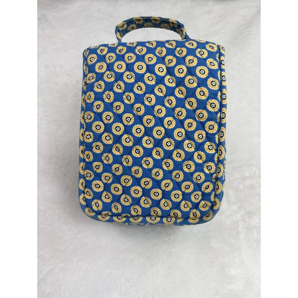 Vera Bradley Out to Lunch Bag Hook Loop Closure‎ Plastic Lined Riviera Blue